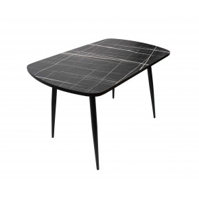 Стол ВВР Пластиковый Черный тунис/черный конус 110/70